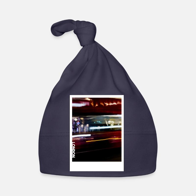 Londres Design - Bonnet bio Bébé - marine