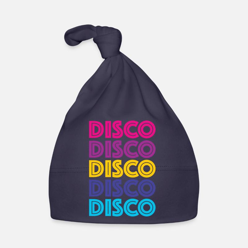 Disco Disco Disco - Baby Bio-Mütze - Navy
