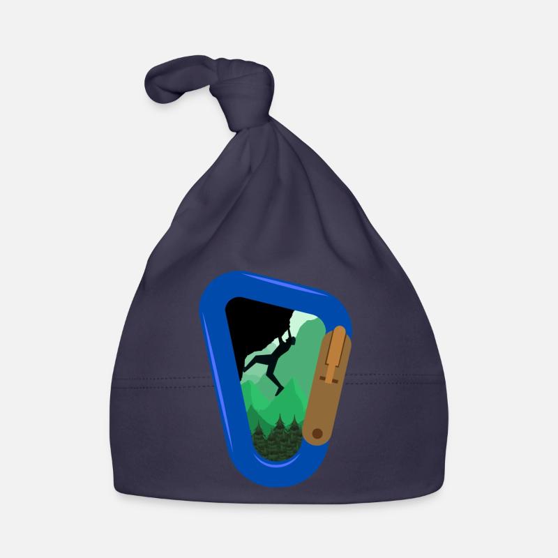 Rappelling Rock Climbing Organic Baby Cap