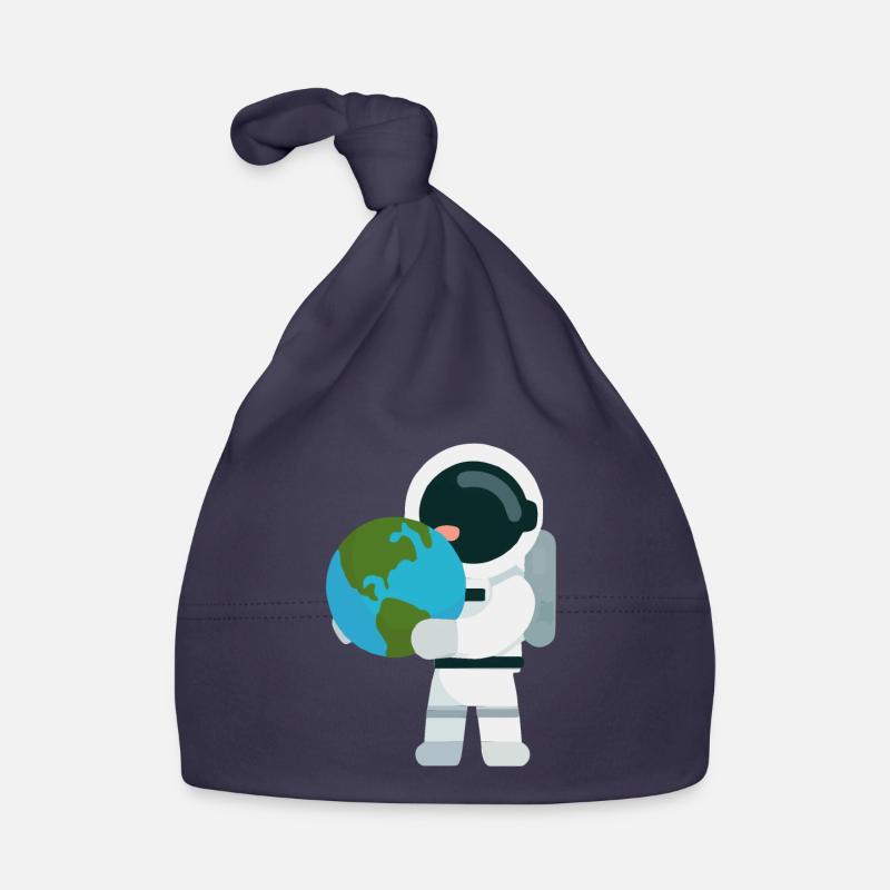 Astronaute avec un cadeau de globe pour les astronautes Bonnet bio Bébé
