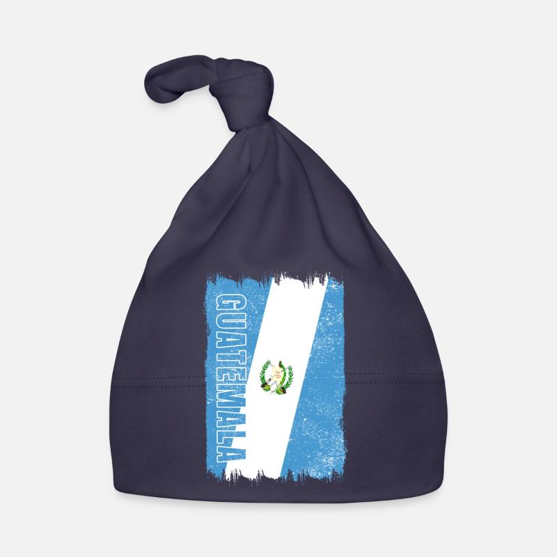Drapeau vintage du Guatemala Bonnet bio Bébé