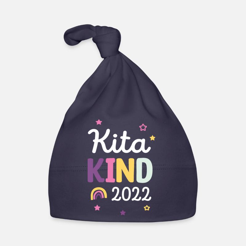Ich bin ein Kitakind 2022 / Kindergartenkind Baby Bio-Mütze