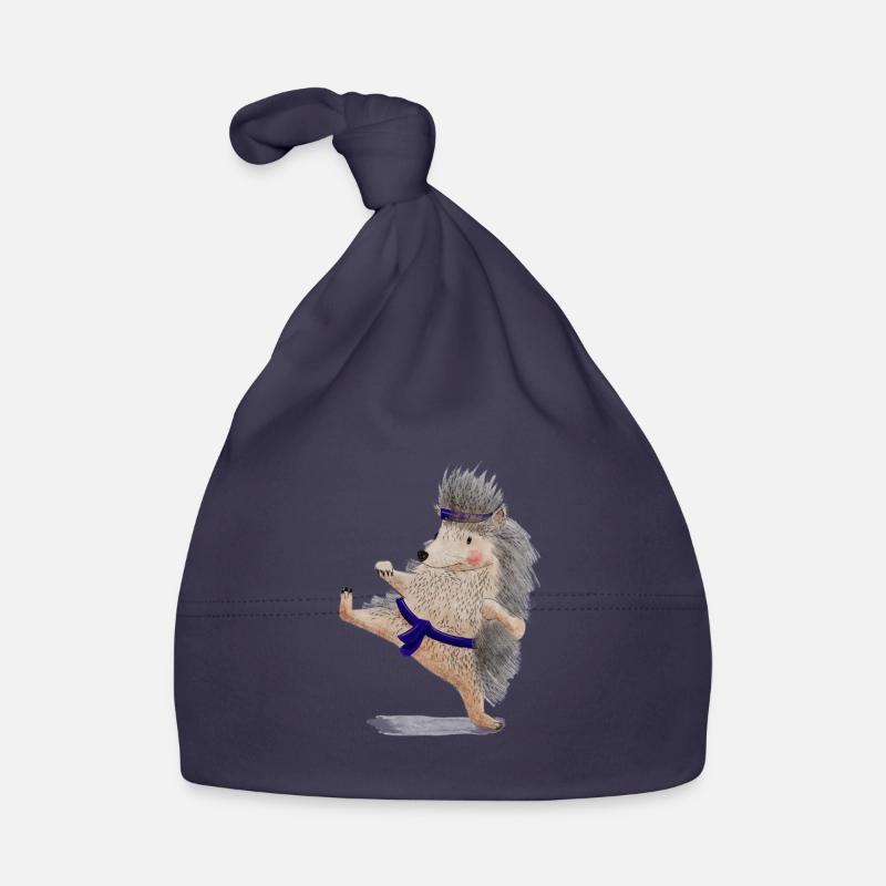 Karate Igel Baby Bio-Mütze
