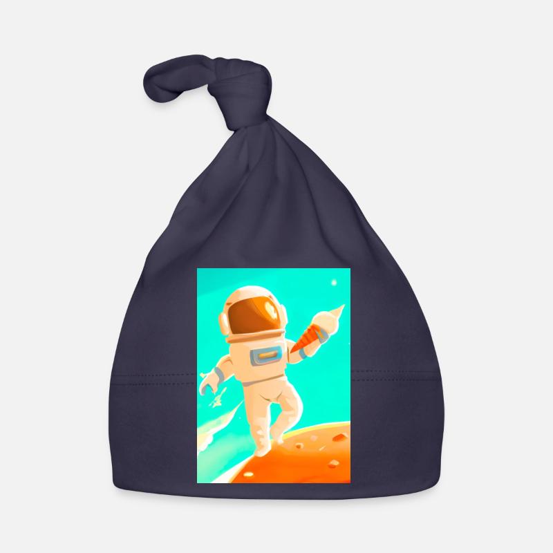 Astronaut mit Eiscreme Baby Bio-Mütze