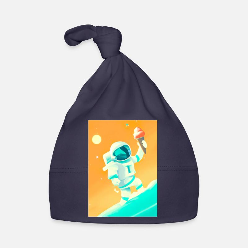 Astronaut mit Eiscreme Baby Bio-Mütze
