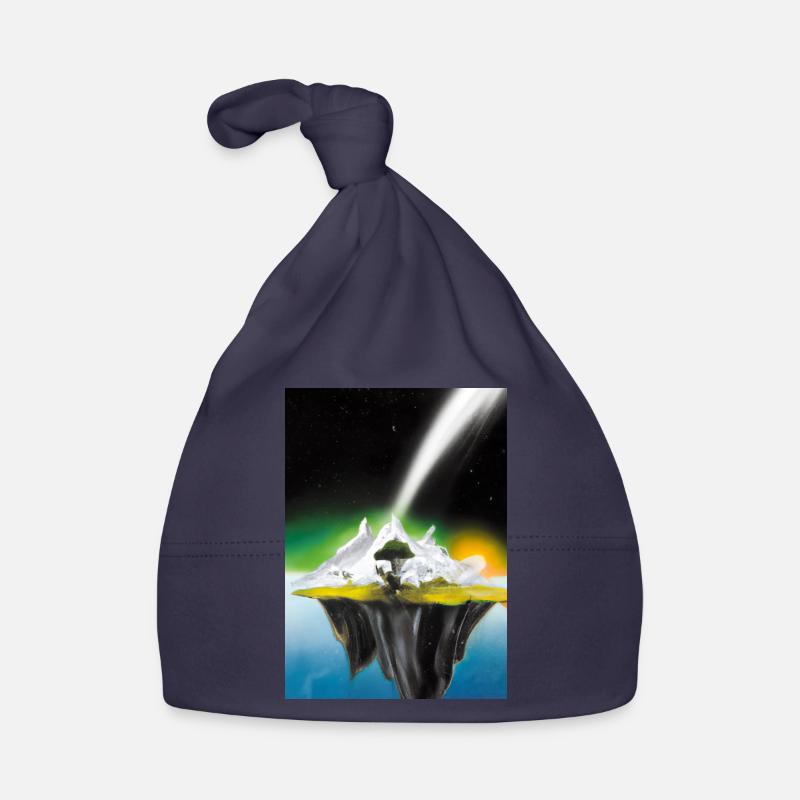 Flying Island Outer Space Baby Bio-Mütze