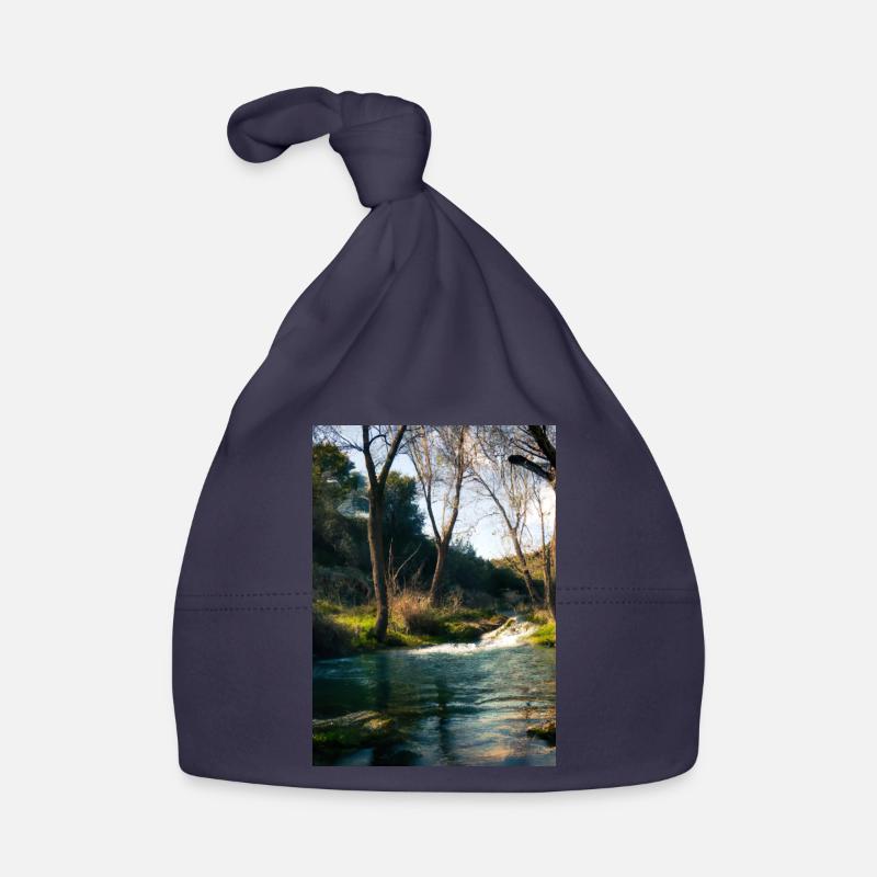 Forest River Wasserfall Baby Bio-Mütze