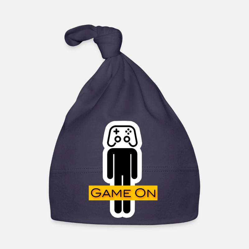 Jeu sur Warrior - Bonnet bio Bébé - marine