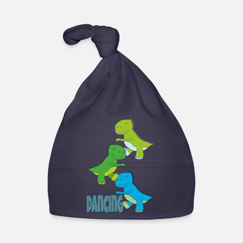 Dinos dansant Bonnet bio Bébé