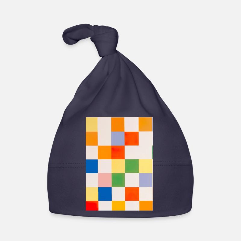 Muster der Würfelfarben Baby Bio-Mütze