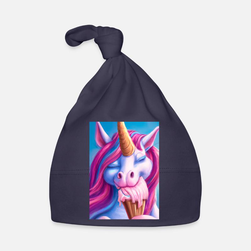 Eiscreme Einhorn Baby Bio-Mütze