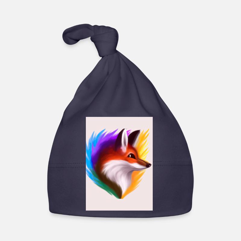 Regenbogenfuchs Baby Bio-Mütze
