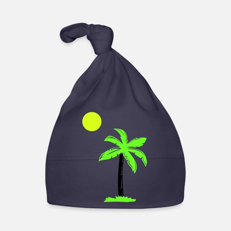 palm tree Organic Baby Cap