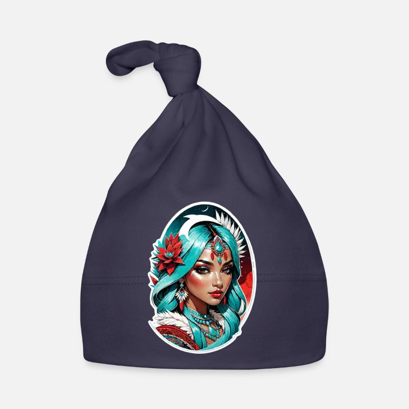 princesse indienne - aztek Bonnet bio Bébé