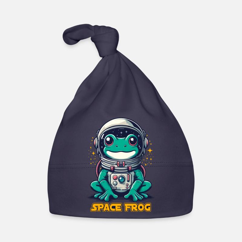 Space Frogs Toad Astronaut Costume Astronomy Funny Organic Baby Cap