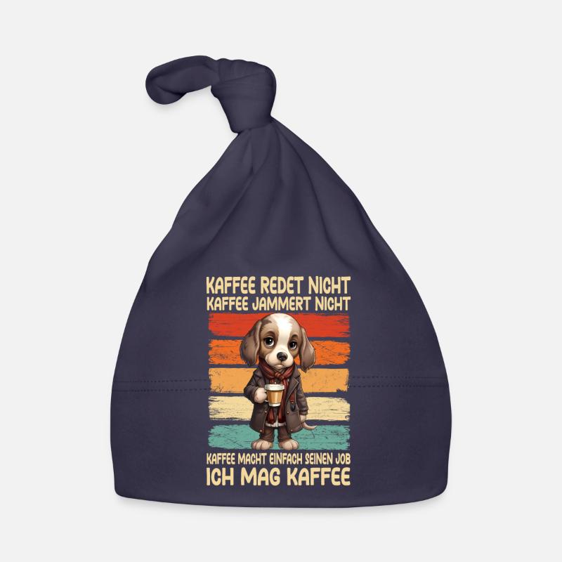 Kaffee Rede Nicht Kaffee Jammert Nicht Beagle Baby Bio-Mütze