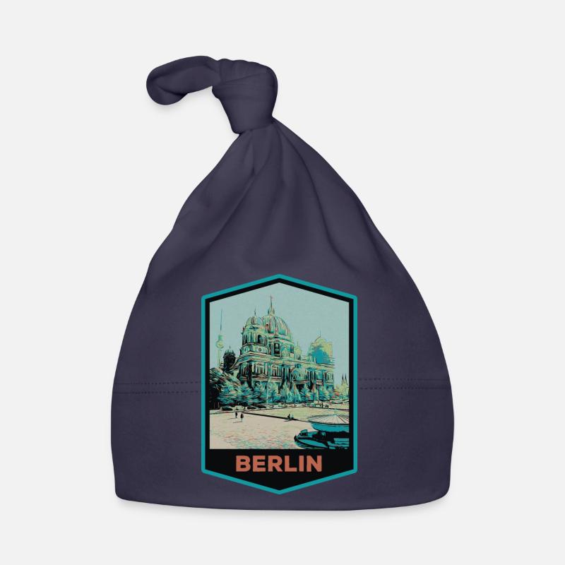 Illustration Dôme de la cathédrale de Berlin Bonnet bio Bébé