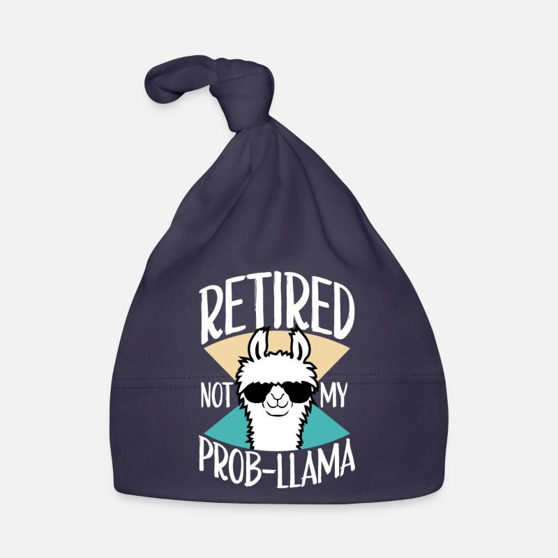Pas mon prob lama à la retraite Prob-llama à la retraite Bonnet bio Bébé