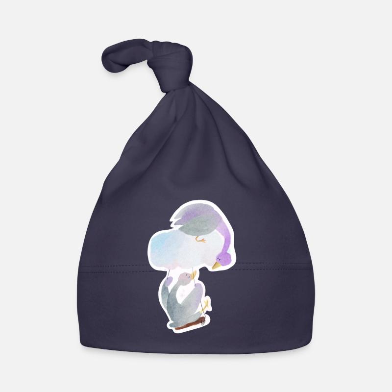 Swing Goose - Bonnet bio Bébé - marine