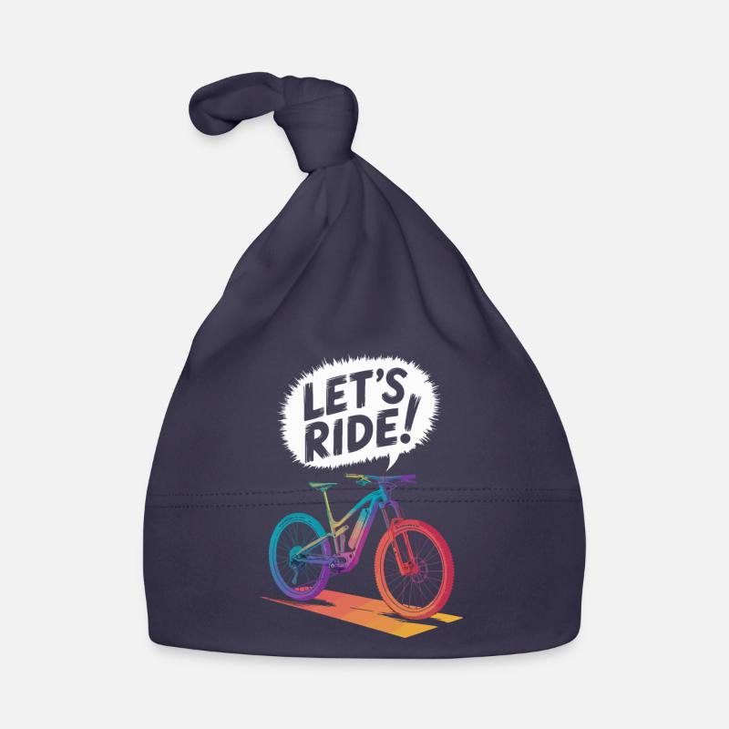 Conception vibrante de balade en VTT Bonnet bio Bébé