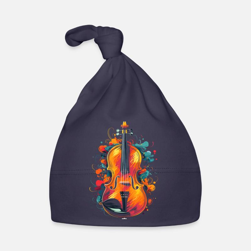 Violin Organic Baby Cap