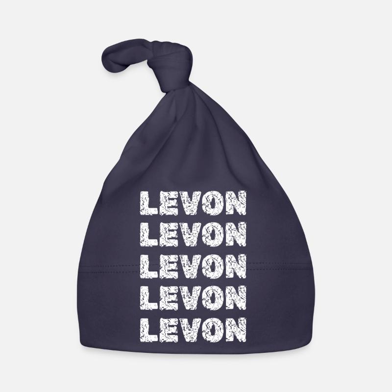 Gift for Levon Organic Baby Cap