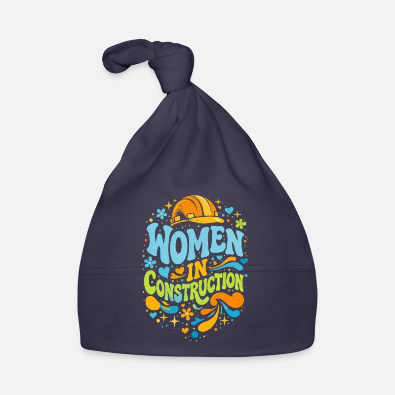 Femmes dans la construction Artisanes Rétro Power Bonnet bio Bébé