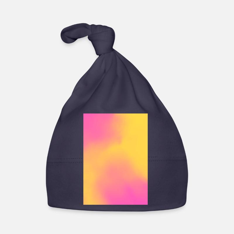 Gradient - yellow pink customizable Organic Baby Cap