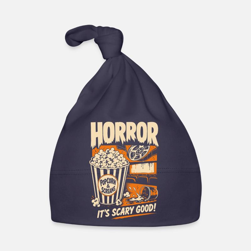 Popcorn et cris d’horreur Bonnet bio Bébé