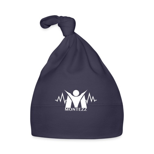 RM - Heart Beat Logo - White - Organic Baby Cap