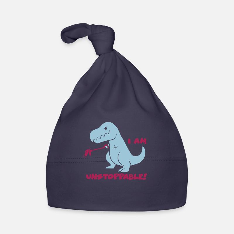 T-REX - I AM UNSTOPPABLE! (Blue) Baby Bio-Mütze