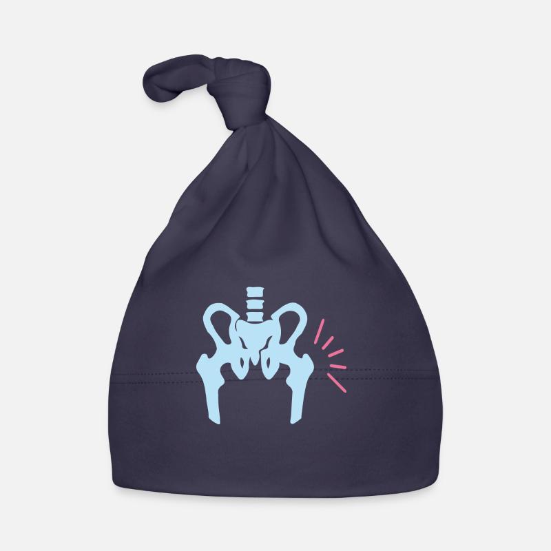 Hüftschmerz - Bonnet bio Bébé - marine