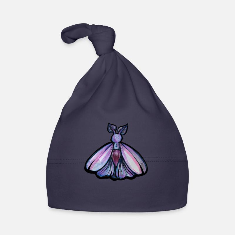 Papillon de nuit pourpre Bonnet bio Bébé