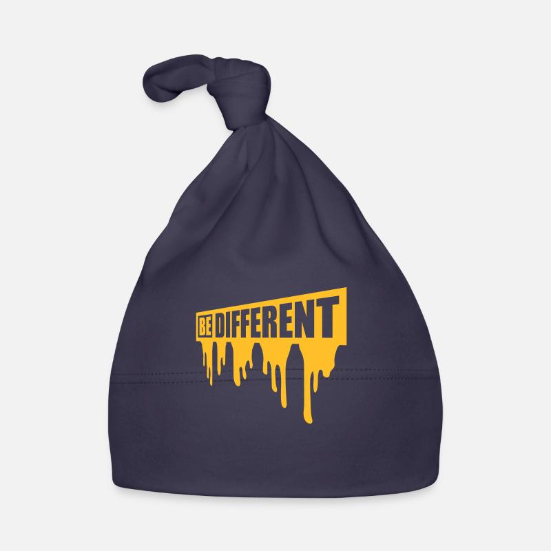 Soyez différent Logo Design Bonnet bio Bébé