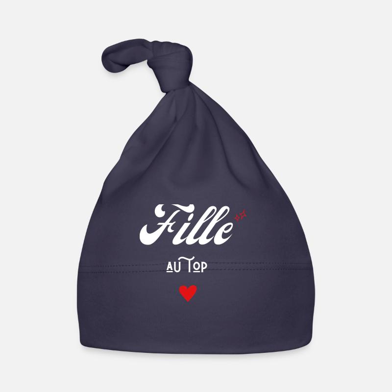 fille au top idée cadeau Bonnet bio Bébé