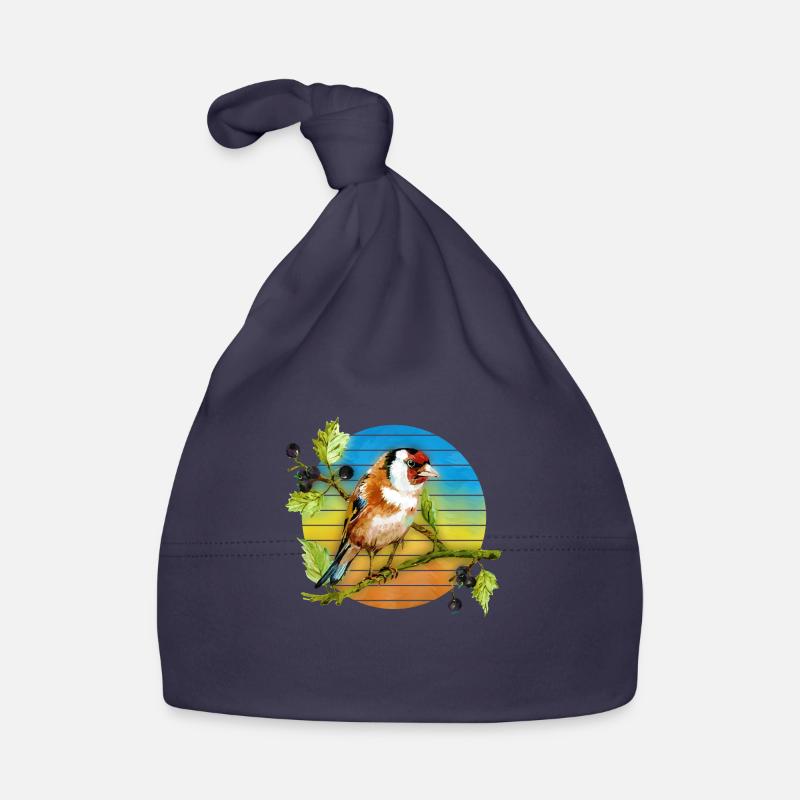 Oiseau coloré Bonnet bio Bébé