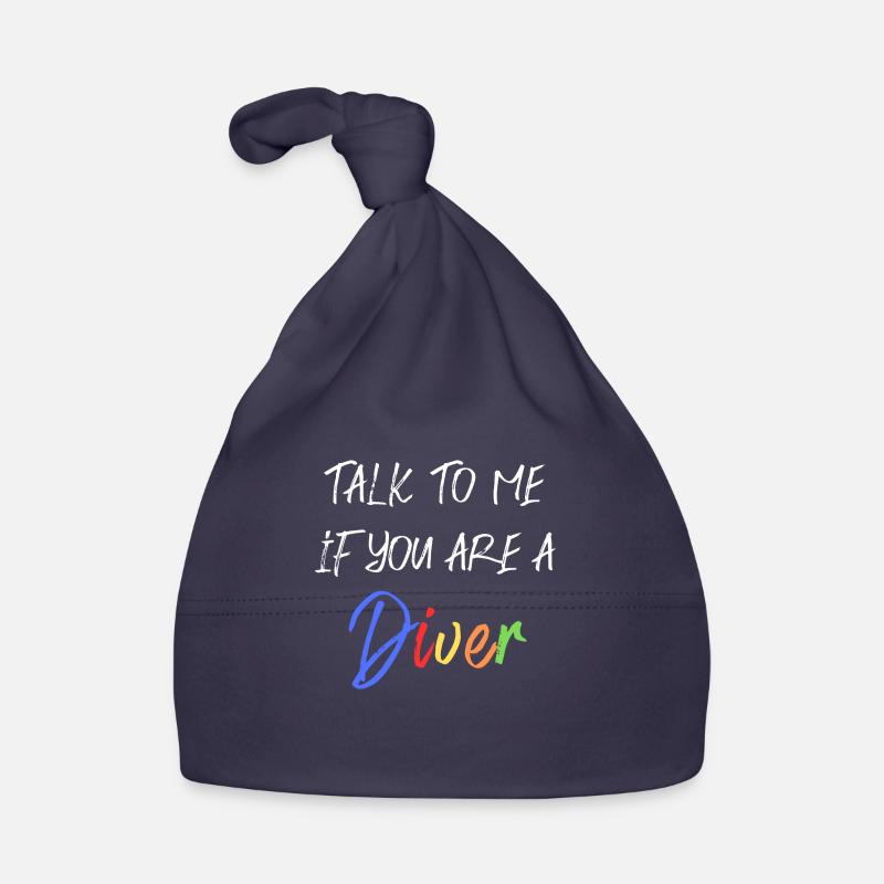 Parlez-moi, si vous êtes un plongeur Bonnet bio Bébé