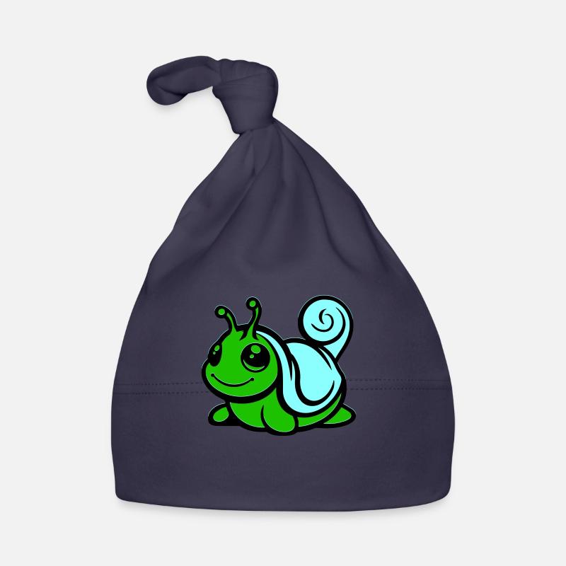 Bande dessinée d’escargot Bonnet bio Bébé