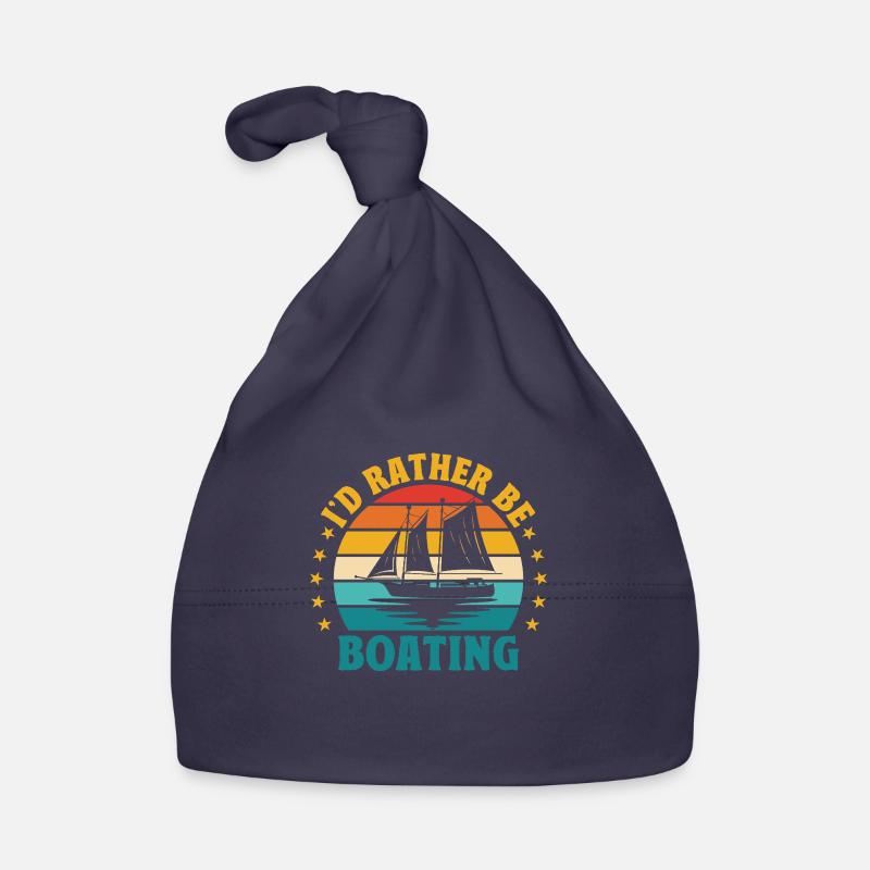 Ich würde lieber mit dem Boot paddeln Baby Bio-Mütze