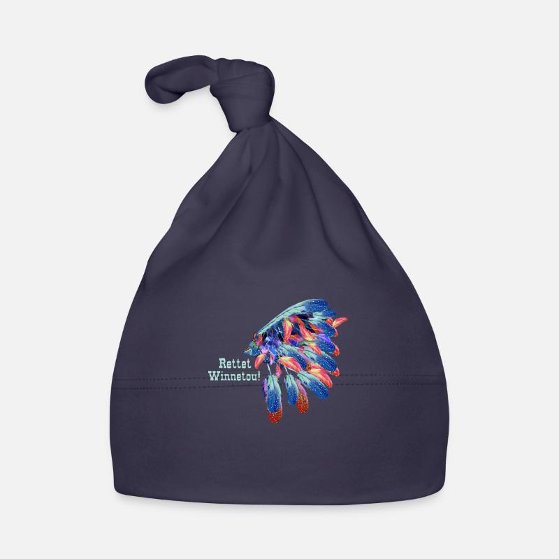 Save Winnetou,Winnetou,Indian,Chief Organic Baby Cap