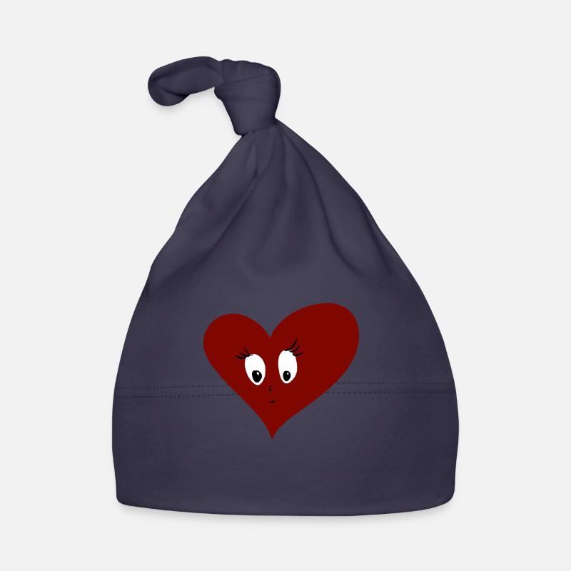 Coeur - mignon - sensible - triste Bonnet bio Bébé
