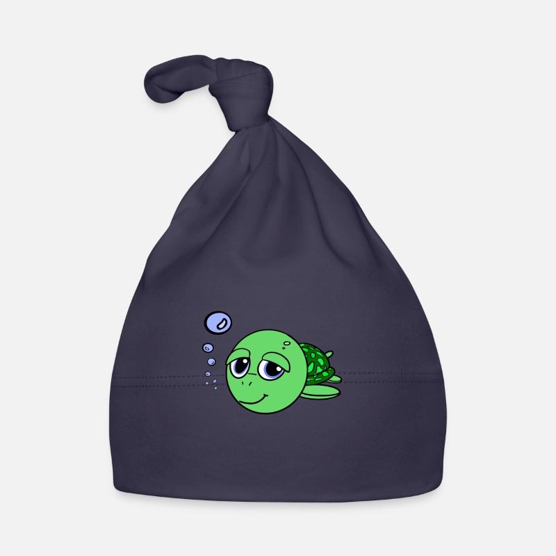Tortue - turtle Bonnet bio Bébé