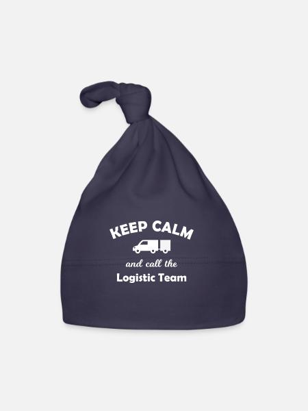 Les logisticiens arrivent - Bonnet bio Bébé - marine - Devant