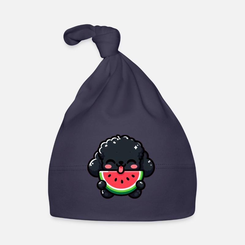 Caniche estival à la pastèque Bonnet bio Bébé