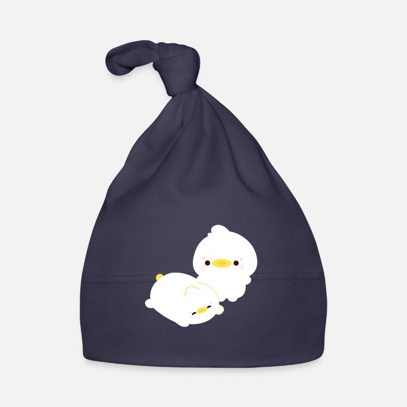 Duck Couple Organic Baby Cap