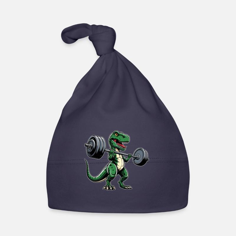 T-Rex Workout Dumbbell Bench Press Cool Organic Baby Cap
