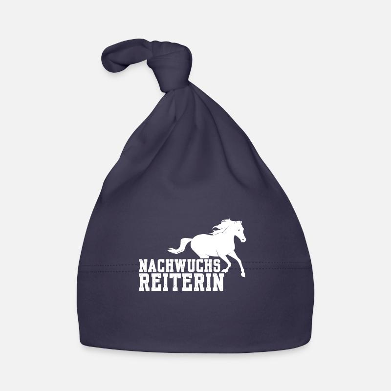 Geschenkidee Pferde Pferd Reiten Hobby Spruch Baby Bio-Mütze