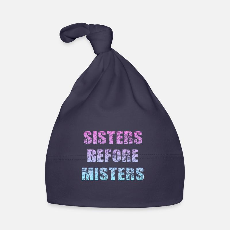 sisters before misters Baby Bio-Mütze