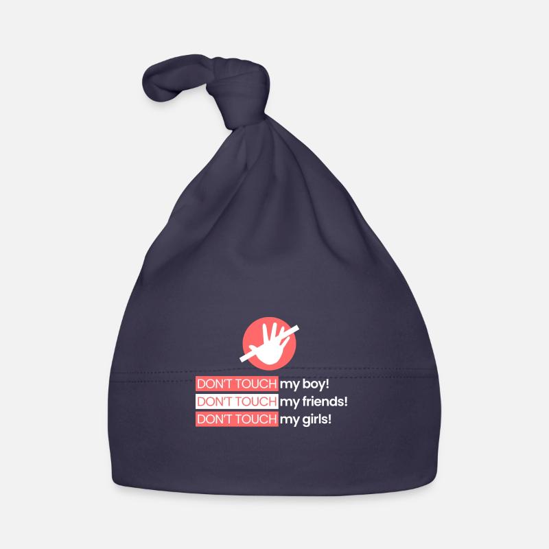 Ne touchez pas à mon garçon, amis Bonnet bio Bébé
