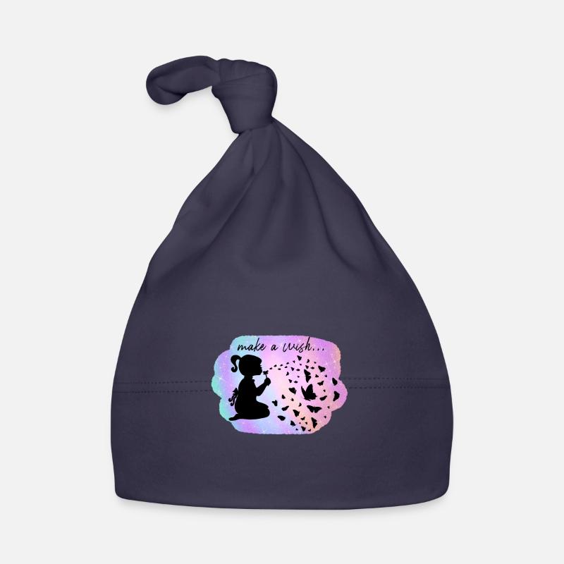 Makeawish - Bonnet bio Bébé - marine